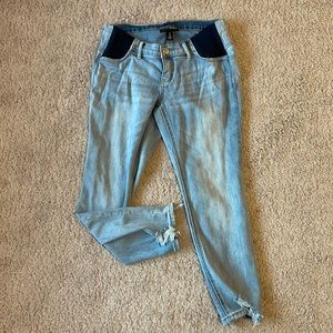Indigo Blue Skinny Maternity Jeans
